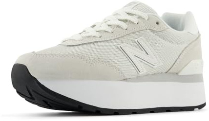 New Balance Women's 515H V1 Sneaker, White/White, 8 M