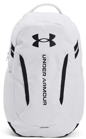 Under Armour Unisex Hustle 6.0 Backpack, 100 WHITE, OSFM