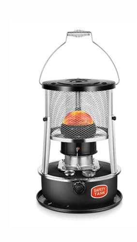 RUTAVM Raumheizungen Tragbarer Kerosin-Außenheizer 4,5 l mit Tragetasche, Kerosinkocher for Camping oder Festivals, einfache Handhabung, 360°-Rundumheizung