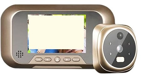 MZZYG Visual Doorbell LCD Digital Eye Doorbell Electronic LCD Color Screen Electronic Peephole Camera Visible Door Camera Viewer For Home Security