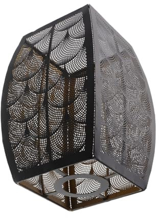 MAGICLULU Hollow Carved Iron Lampshade for Table Lamps Stylish Retro Lamp Shades Versatile Lighting Accessory for Industrial Decor