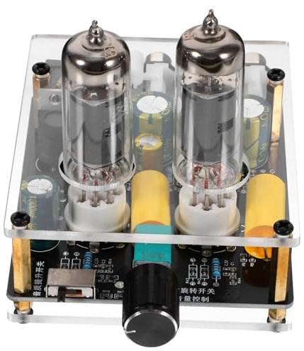 Röhrenvorverstärker 6k4/6a2 PCB Abs Glas HiFi Preamplifier | Selbstgemacht Heimkino, Tragbar und Leicht, Vorverstärkerfunktion für Audioanwendung