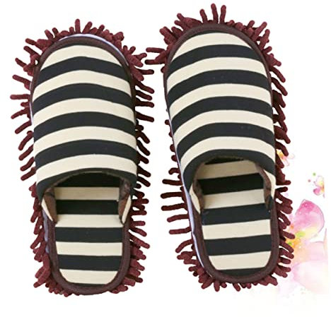 FONDOTIN Pantuflas De Chenilla Fundas para Zapatos De Limpieza Zapatos Mopa Fregona