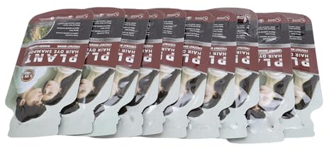 Pongnas Champú Tinte Capilar Burbuja Castaño para Cobertura de Cabello Gris 30 ML