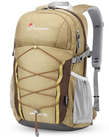 MOUNTAINTOP Vandringsryggsäck 40 liter trekking vandring ryggsäck för män kvinnor utomhus resepaket dagpackning vattentålig med regnskydd