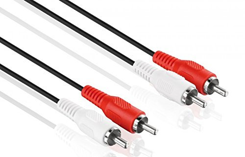 PerfectHD 0,5m Cinch Kabel | Stereo Audiokabel | 2x Cinch Stecker auf 2x Cinch Stecker | Chinch RCA Kabel Anschlusskabel Cinchkabel | Verbindungskabel für HiFi Verstärker Receiver Heimkino Blu-Ray