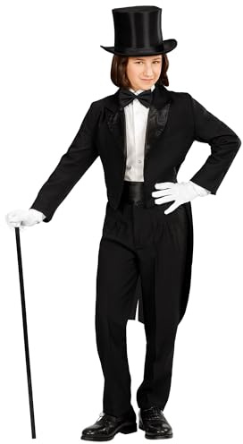 WIDMANN 96857 Children's Tailcoat, Black, 140 EU