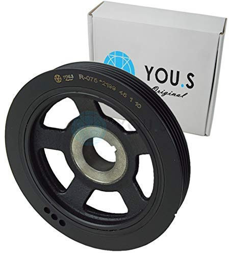 YOU.S 231242A001 Riemenscheibe Kurbelwelle Außend. 156,0 mm - Breite: 35,0 mm