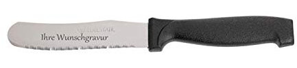 TR GRÄWE Frühstücks-/Brötchenmesser, Serie Basic, mit Namensgravur
