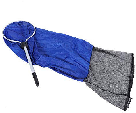 Aquarium Fisch Kescher Netz kescher Aquarium Fischernetz Aquarium Wasserdichtes Weiches Fischernetz für Aquarium Seen Teiche Betta Fische Garnelen Tank(35CM)