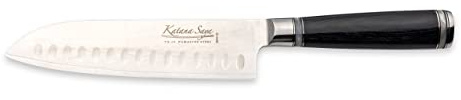 Katana Saya 18cm Santoku Knife, 67-Layer VG-10 Damascus Stainless Steel, Pakkawood Handle,Silver