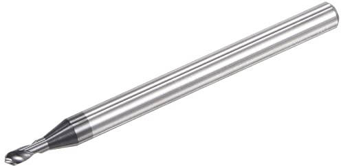 sourcing map Localización Taladro s 2mm Diámetro 4mm Vástago 120 Grados Carburo Sólido AlTiSin Revestido 2 Flautas Redondo Vástago Perforación Cortador