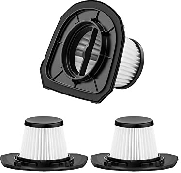 HEPA Filter 3 Pack, Washable, Reusable, Replaceable, Suitable for Brand Portutif V1 8000pa Wireless Handheld Vacuum Cleaner, High Efficiency Filter Dust Garbage Pet Hair