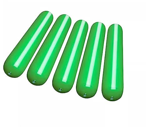 Aufblasartikel 5pcs Aufblasbarer Hammer Für Kinderspielzeug, Home Garten Party Spielzeug, Multiplayer Spiele Für Kinder, Förderung Der Beweglichkeit Und Koordination Der Kinder (Color : Green)