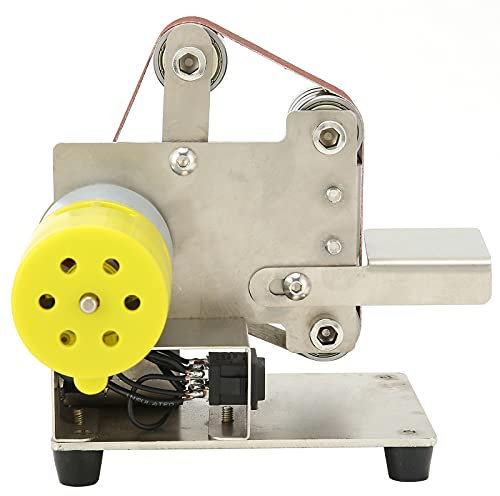 Mini Lijadora de Banda Eléctrica de Mano, Máquina de Lijado y Pulido DIY para Hardware de Carpintería (Enchufe europeo 895 (200 W))