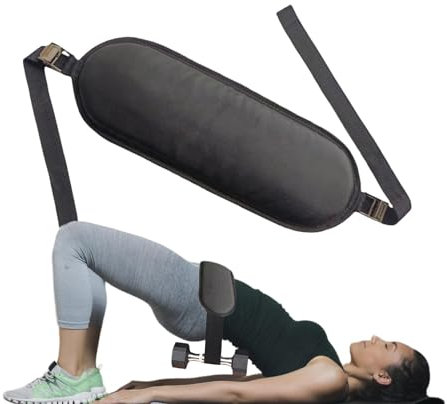 Samuliy Cintura per fianchi pesata, cintura per fianchi | Fascia per fianchi per allenamento a casa, cintura per manubri e fianchi spessa e antiscivolo per esercizi