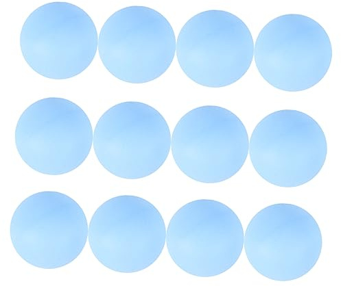 HONMEET Tischtennisbälle 40mm Weich Kunststoff Hellblau Langlebig Runde Spielbälle Für Anfänger Und Heimsport Draußen