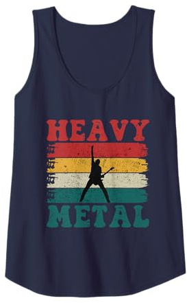 Hard Rock Festival Männer Damen Pommesgabel Heavy Metal Tank Top