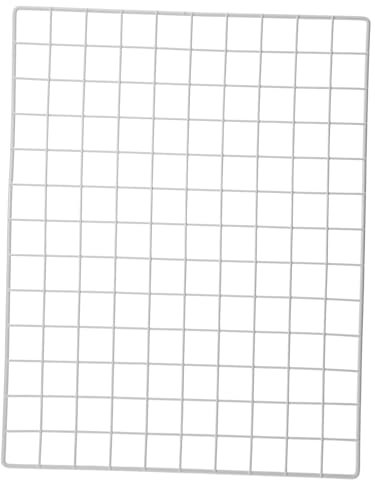 MAGICLULU Eisendraht Gitterwand Deko Wandgitterpaneel 48,5x37,5cm Fotowand Raster Wandaufhängung Für Schlafzimmer Arbeitszimmer Und Café