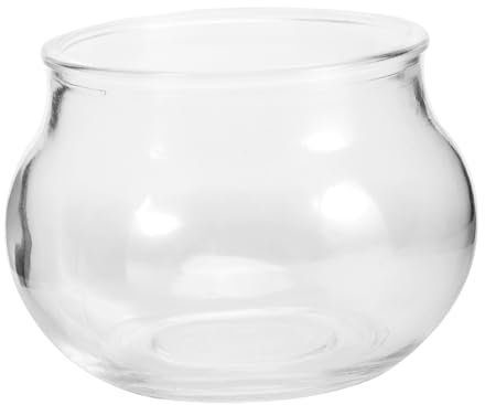 MAGICLULU Portacandele in Vetro Per Tealight Contenitore in Vetro Per Tealight Per Casa Pub Bar e Decorazioni Per Lampade Olio e Lampade Led Senza Fiamma