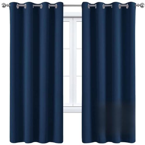 CHBIN Wohnzimmer Vorhänge Ösenvorhang 100 x 190 cm Wärme, Gegen Kälte, Schalldämmende Thermovorhang mit Ösen 1Er Set für Wohnzimmer Kinderzimmer Schlafzimmer Fenster, Creme Farben