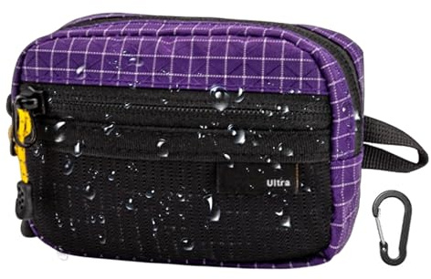Sac à dos étanche portable avec boucle, porte-cartes avec fermeture éclair, sac à outils, pour monnaie en espèces, clé outil voyage, camping, escalade, chasse en plein air,