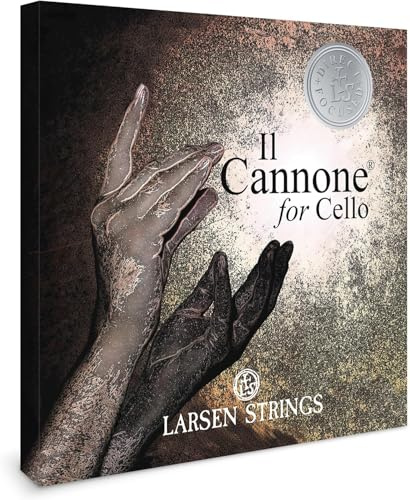 Larsen Il Cannone Cello Strings – Direct & Focused Set – Medium Tension Professional Cello Strings for Precision, Projection and Power