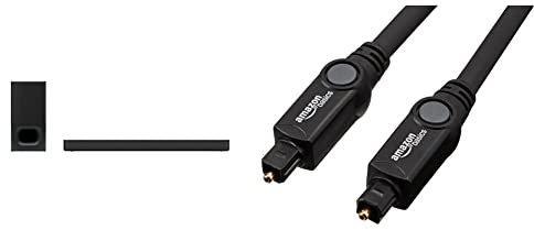 Sony HT-S350 2.1. Soundbar dei canali (incluso subwoofer, Bluetooth, suono surround anteriore, S-Force PRO, Dolby Digital) nero & Amazon Basics Cavo audio ottico digitale Toslink, 1,83 m