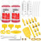 ytorgr Kit Spurgo Freni Liquido,Bicicletta Freni a Disco Idraulici per Freni Minerale ad Alte Prestazioni per Shimano Magura Tektro 120 ml