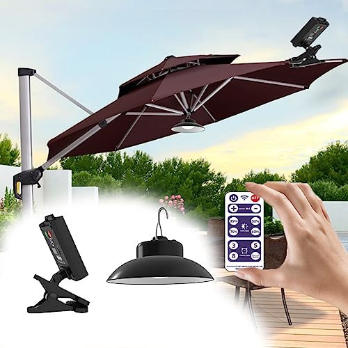 YAERLE Solar Powered Patio Umbrella Lights LED Umbrella Patio Lights,Versatile Solar Garden Umbrella Light Outdoor,for Garden Party Decoration Tent Camping (Color : Warm light)