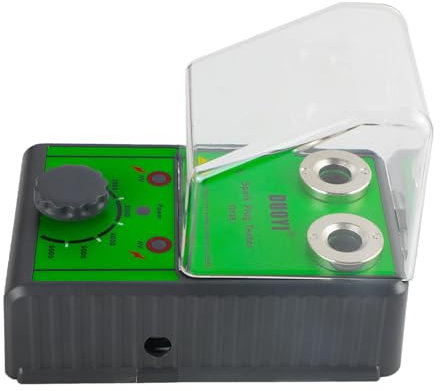 Ronyme Zwei Löcher Zündkerze Tester Motor Zündspule Tester mit Schutzhülle Auto Zündkerze Tester Werkzeug für 12 V EU Adapter