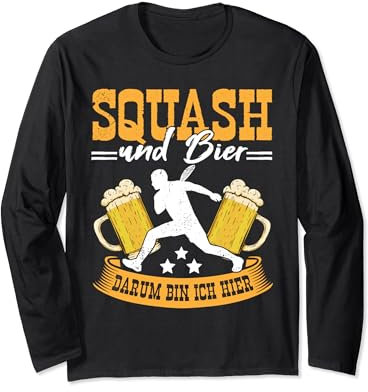 Squash und Bier Langarmshirt