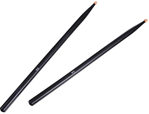 Toyvian Holz-drumsticks Leichte für Schlagzeug Percussion Instrumentenzubehör mit Rutschfester Oberfläche für Üben und Auftritte