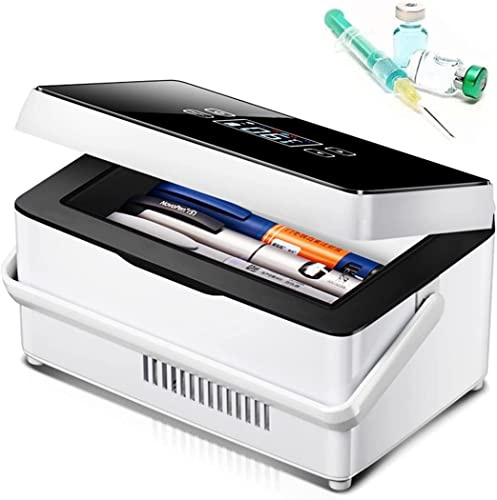 Porta Insulina Termico da Viaggio Frigorifero per insulina Contenitore per frigorifero per insulina Custodia da viaggio per insulina Frigorifero portatile con maniglia Reefer 2-8 ℃ Contenito