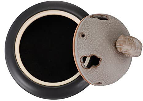 HAWILLOSCH Brûleur Céramique Décoratif Et Créatif pour Aromathérapie pour Salon Chambre Et Bureau Élégance Et Multifonctionnalité Accessoire De Décoration Maison