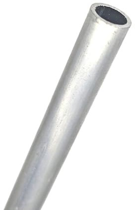 Industry 4pcs Aluminium Pipe Scaffold Pole Straight 700mm Long Round 6063 Aluminum Alloy Tube for Machinery Manufacturing Construction(25x21mm)
