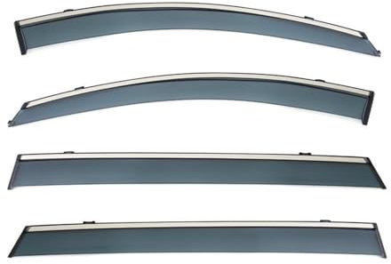 PAPEP Auto Windabweiser für Dongfeng Forthing T5 HEV MK1 2020-2025, Autofenster Regenschutz Integrierte Deflektoren Autofenster Sonnenblenden Regenabweiser