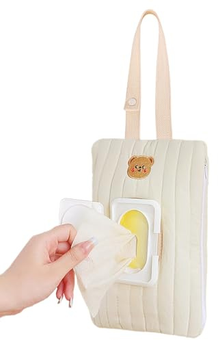 Feuchttücherbox für Babys, für Reisen, zum Aufhängen, für Auto, wiederaufladbar, mit Schnellzugriff, für Reisen, Auto, Outdoor, Kinderwagen