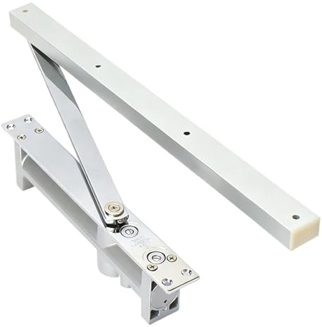 Compatibile con chiudiporta nascosto, meccanismo di chiusura automatica invisibile con regolazione idraulica for porte interne fino a 65 kg, design a basso profilo