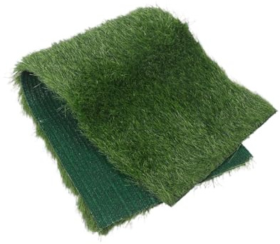 Holibanna Coussin anti-gouttes pour climatiseur - Tapis en gazon artificiel, isolation phonique et anti-éclaboussures - Protection contre le bruit et les projections d'eau pour unités