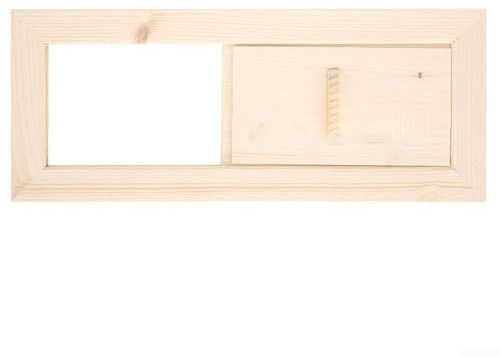 Rejilla de ventilación de madera para sauna con rejillas para baño de vapor o sauna en casa, 21 x 15,3 cm, 166 g