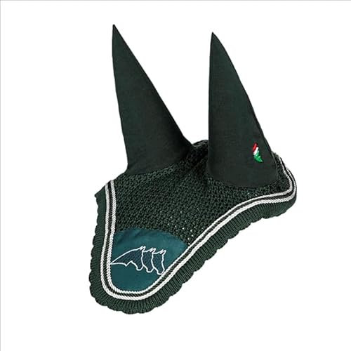 Equiline Fliegenhaube Wang passend zur Schabracke Octagon - Wang, grau, Warmblut