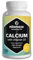 Calcium Vitamine D3 Haute Dose - Complexe Optimal pour la Santé des Os et des Muscles - 600mg de Carbonate de Calcium + 400 UI de Cholécalciférol par Jour - 120 Comprimés Végétariens pour 2 Mois