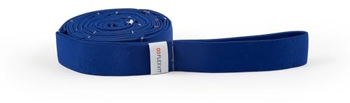 FLEXVIT Multi - Widerstandsband mit Schlaufen für Ganzkörpertraining, Krafttraining, Reha, Yoga, Pilates & Mobility | Fitnessband in 4 Widerstandsstufen | Made in Germany | hautfreundlich & waschbar