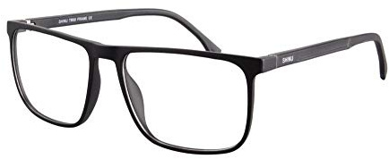 SHINU TR90 Luz Azul Anti Gafas de Ordenador Hombres Mujer Multi Atencion Progresivo Multifocal Gafas de Lectura-RMG78