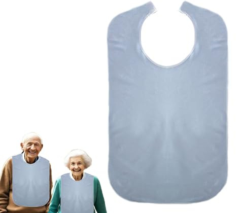 Lätzchen für Erwachsene Latz Kleckerlatz Ess-Schürze Senioren Wasserdicht