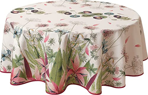 Le linge de Jules Tischdecke, schmutzabweisend, Ipomé, rund, 160 cm