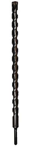 Starrett SDS Plus. Drill Bit - 25X460MM KBPX25E PGM Approved Carbide Tip 4 Point Flute Hammer Drill Bit - For Concrete Masonry Stone Bricks