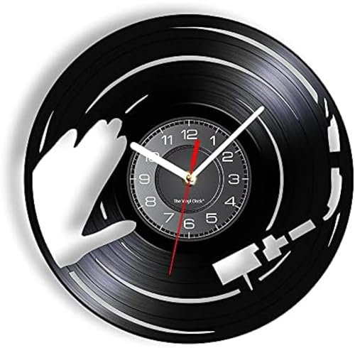 AVJERA Drop The Beat mit -Hintergrundbeleuchtung, Musik-Player, Grammophon, Vinyl-Schallplatten-, einzigartiges Musik-Retro-Geschenk für -Männer
