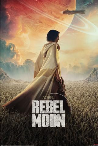 empireposter Rebel Moon - Through The Fields - Druck Plakat Film Poster - Größe 61x91,5 cm + 2 St Posterleisten Alu 63 cm